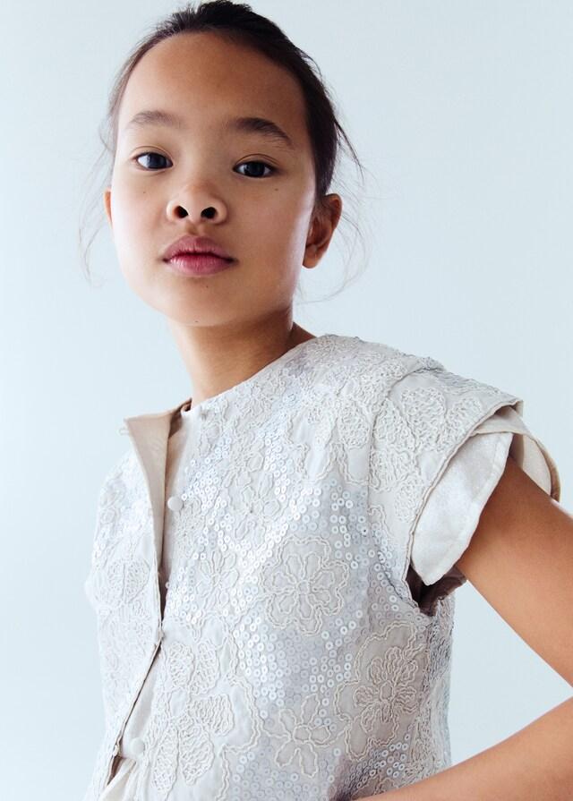 Mango Bestickte Weste