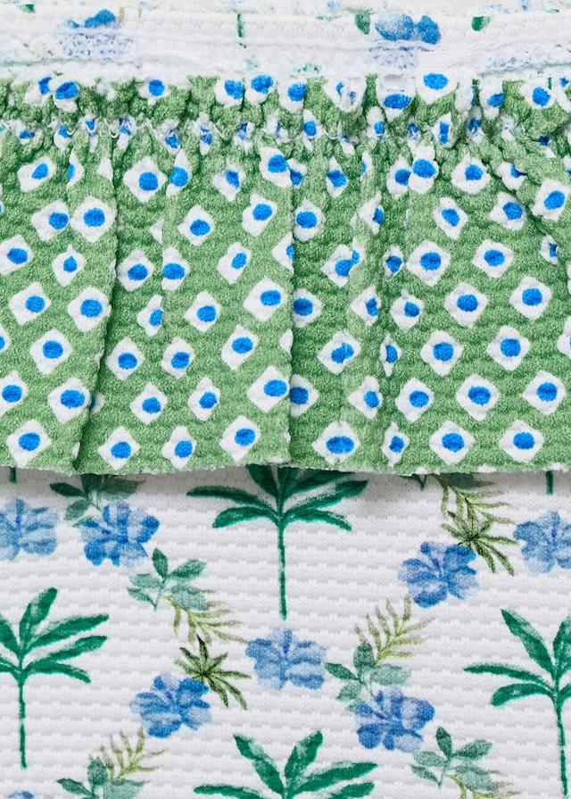 Mango Bikini-Slip Mit Rüschenverzierung