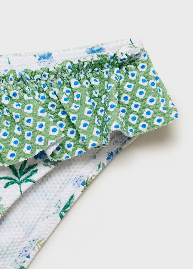 Mango Bikini-Slip Mit Rüschenverzierung