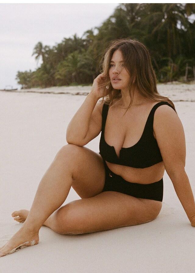 Mango Bikini-Top mit Frottee-Effekt