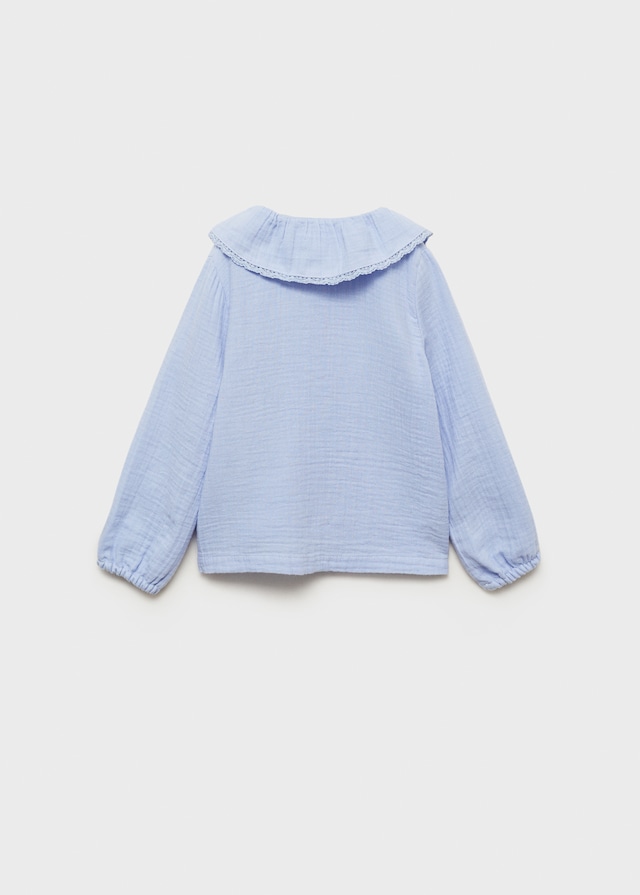 Mango Bluse Aus Crinkle-Baumwoll-Gaze