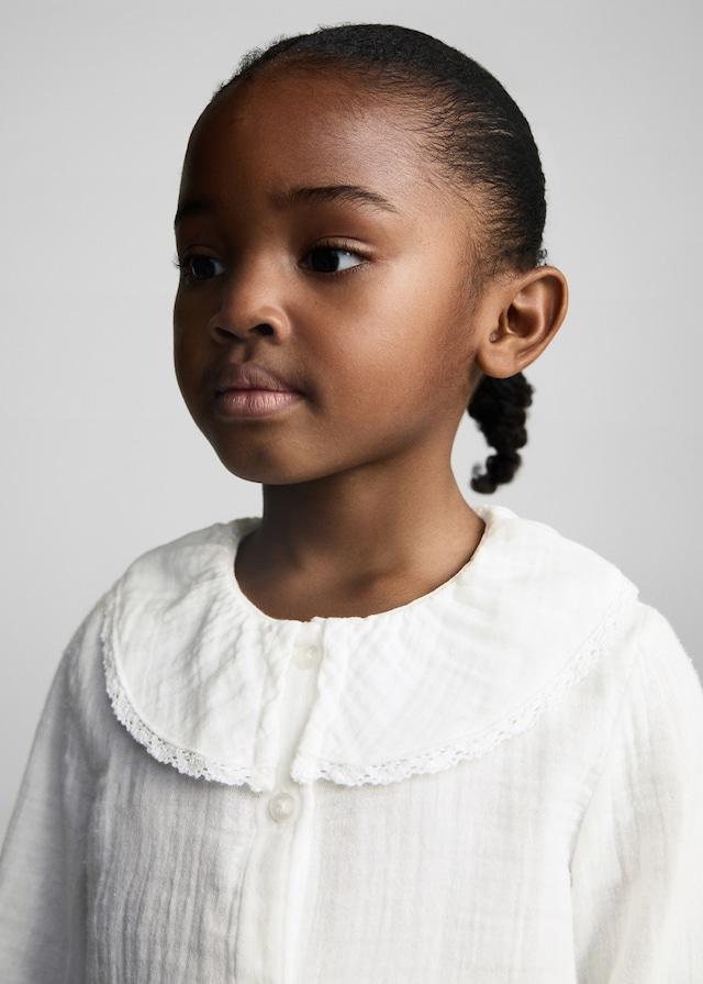 Mango Bluse Aus Crinkle-Baumwoll-Gaze