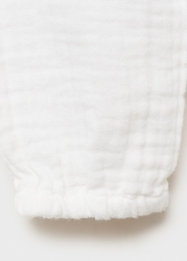 Mango Bluse Aus Crinkle-Baumwoll-Gaze