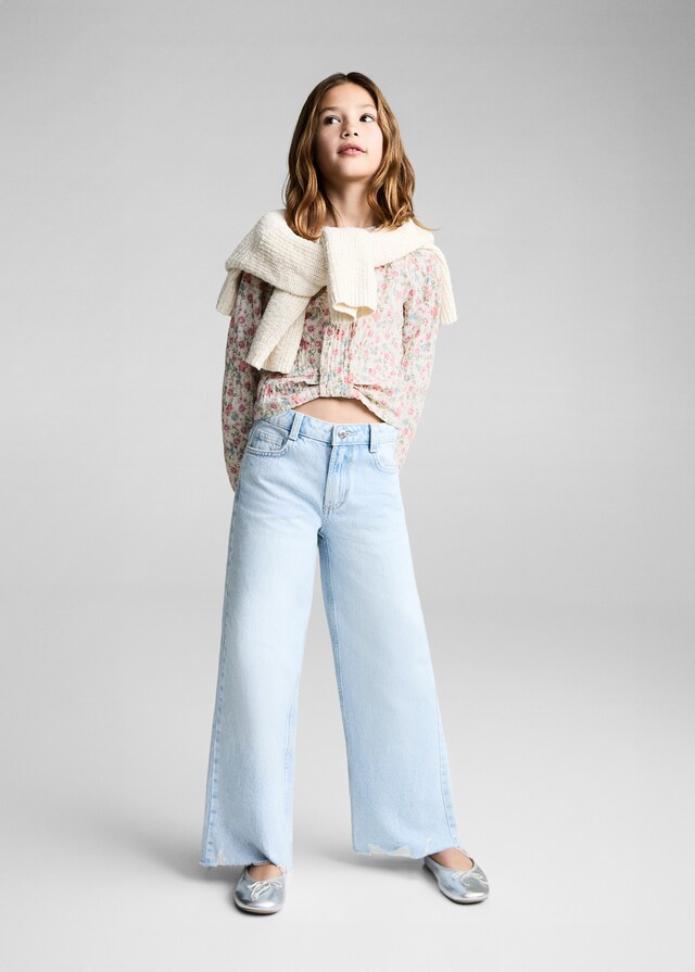 Mango Bluse Mit Blumenmuster