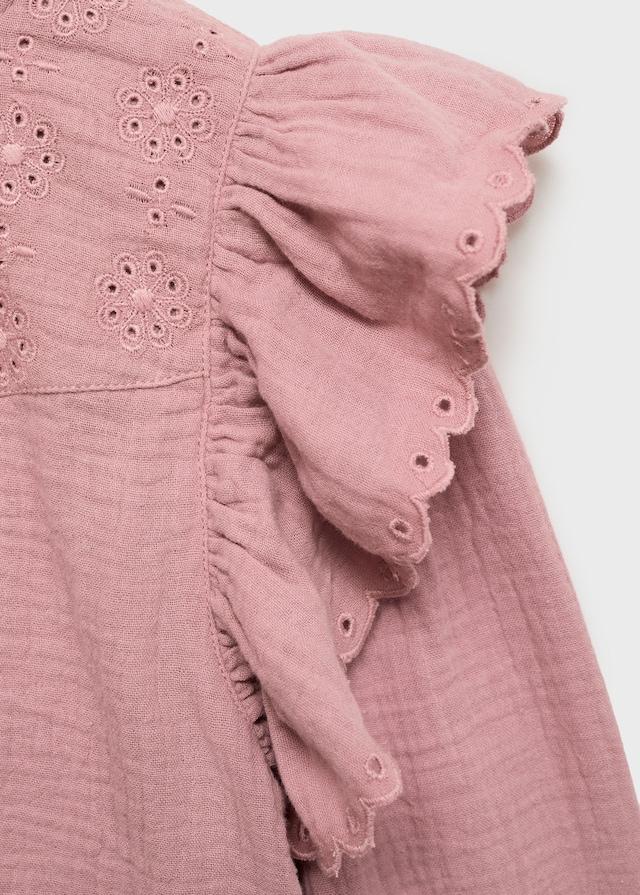 Mango Bluse Mit Broderie Anglaise