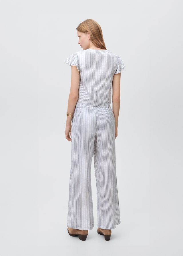 Mango Bluse Mit Gerafftem Detail