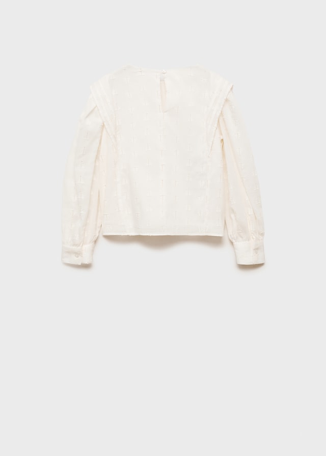 Mango Bluse Mit Metallic-Garn