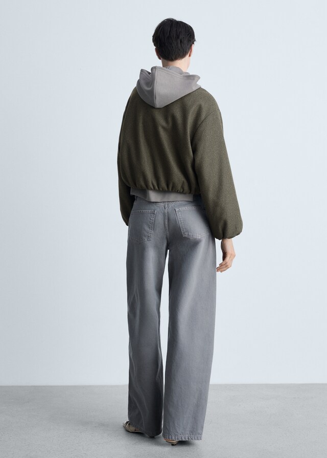 Mango Bomberjacke Mit Gerafften Details