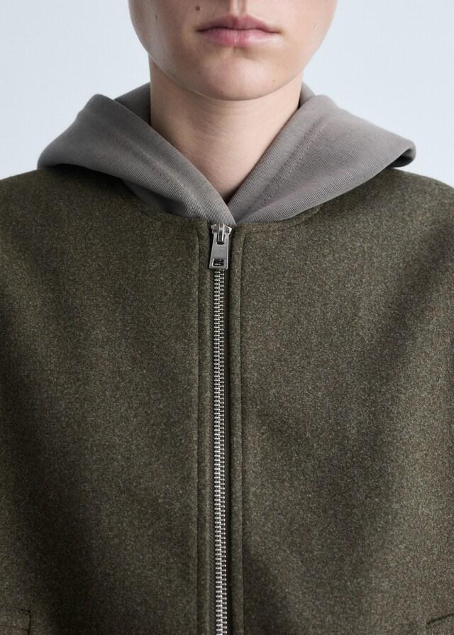 Mango Bomberjacke Mit Gerafften Details