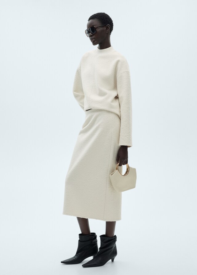 Mango Bouclé-Midirock