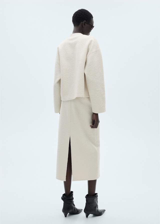 Mango Bouclé-Midirock