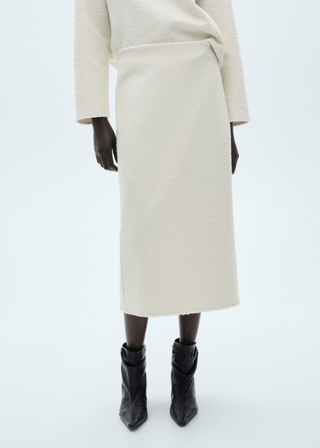 Mango Bouclé-Midirock