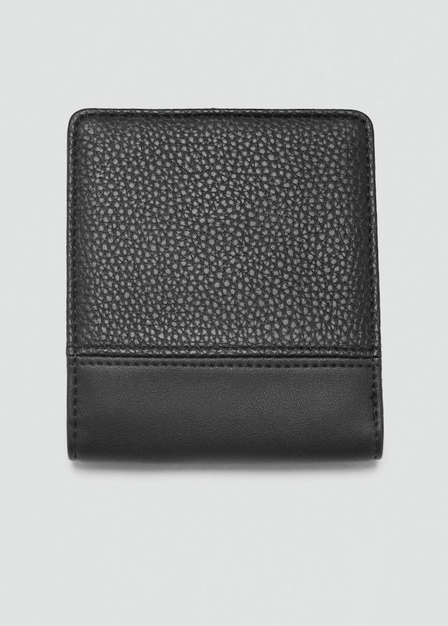 Mango Brieftasche Mit Genarbtem Ledereffekt