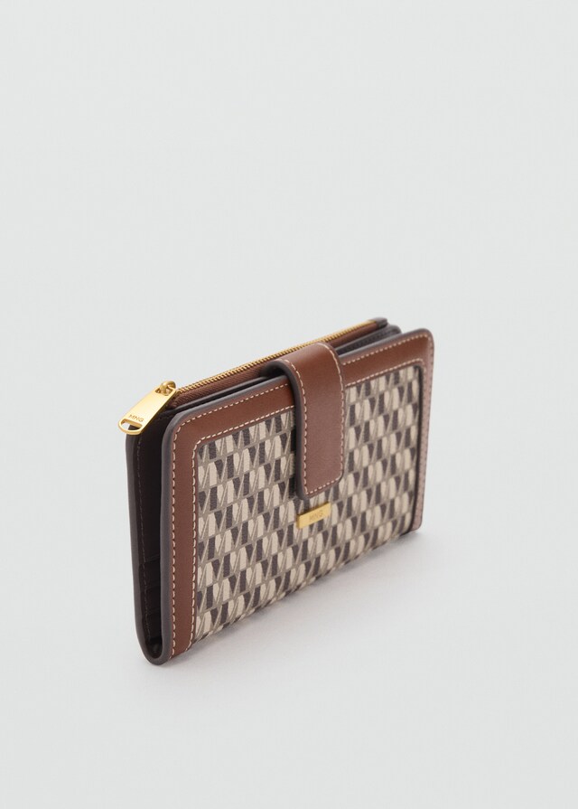 Mango Brieftasche Mit Logo-Print