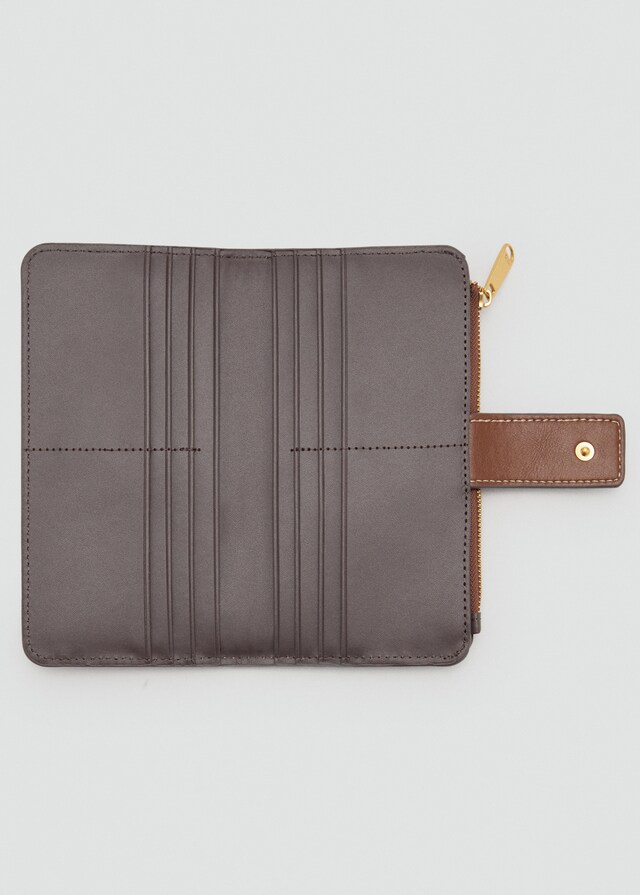 Mango Brieftasche Mit Logo-Print