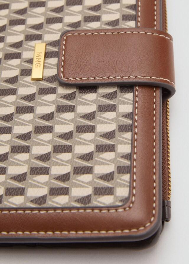 Mango Brieftasche Mit Logo-Print