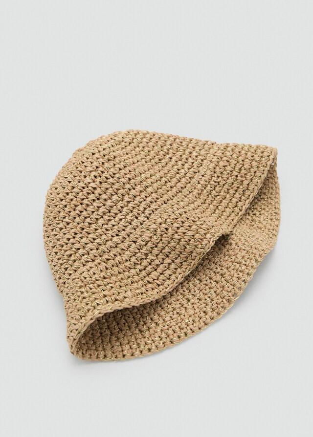 Mango Bucket Hat Aus Stroh