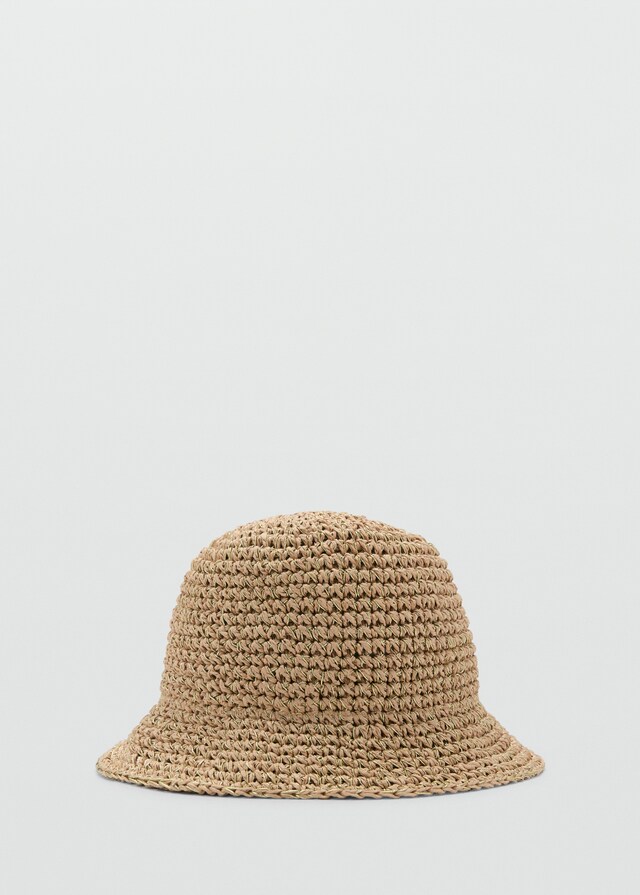 Mango Bucket Hat Aus Stroh