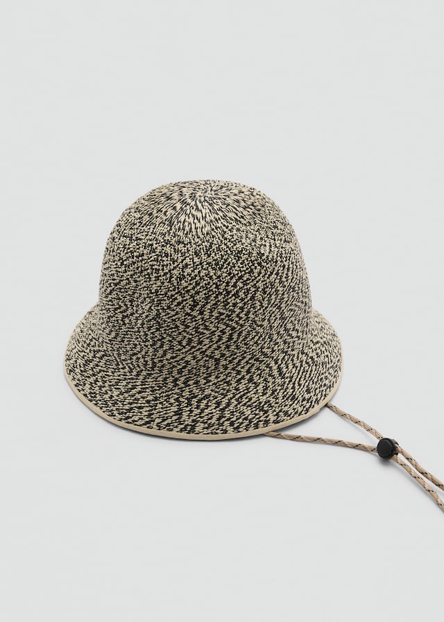 Mango Bucket Hat Aus Stroh