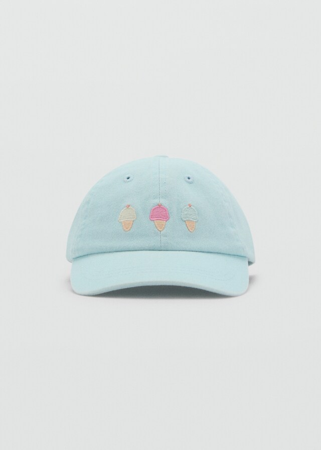 Mango Cap mit Stick-Detail