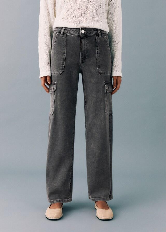 Mango Cargo-Jeans Mit Taschen