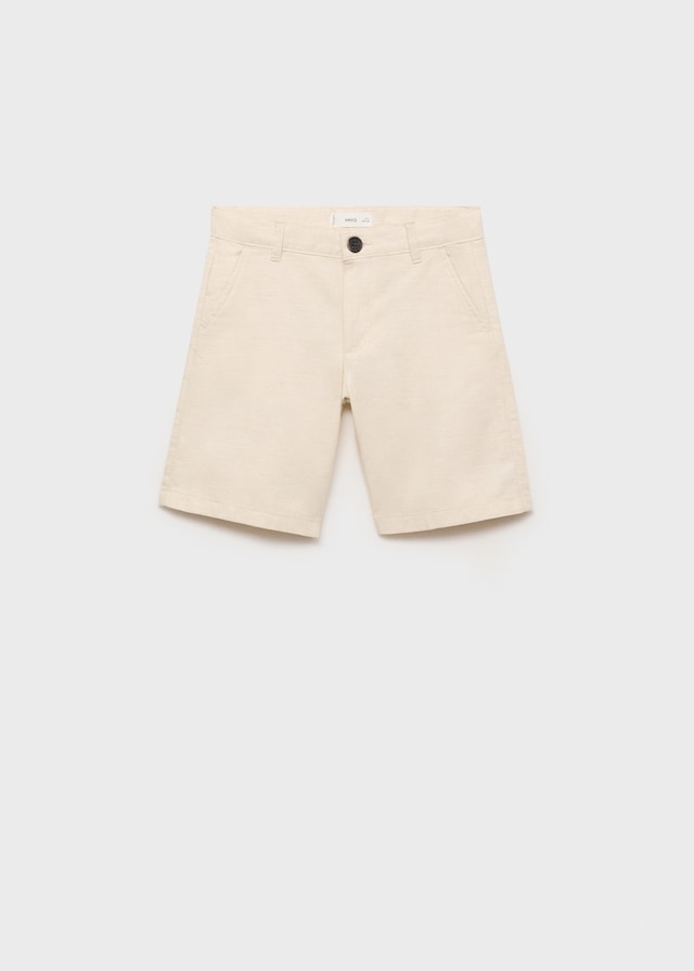 Mango Chino-Bermudashorts Aus Leinen