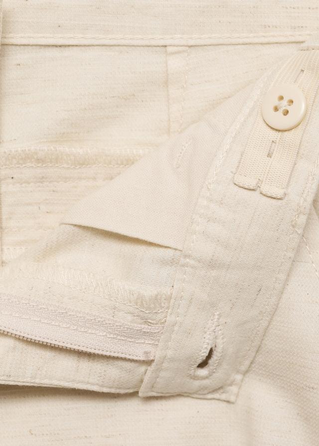 Mango Chino-Bermudashorts Aus Leinen