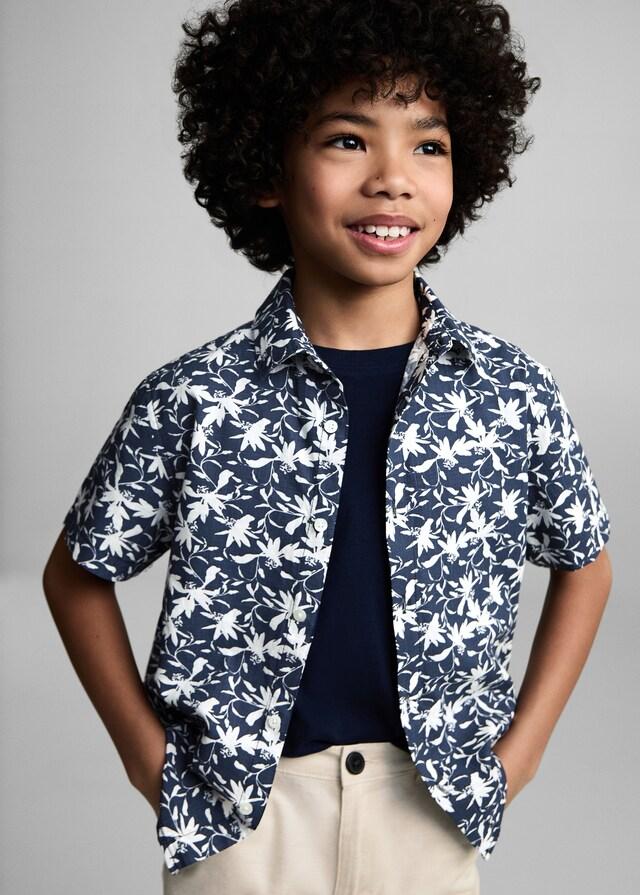 Mango Chino-Bermudashorts aus Leinen