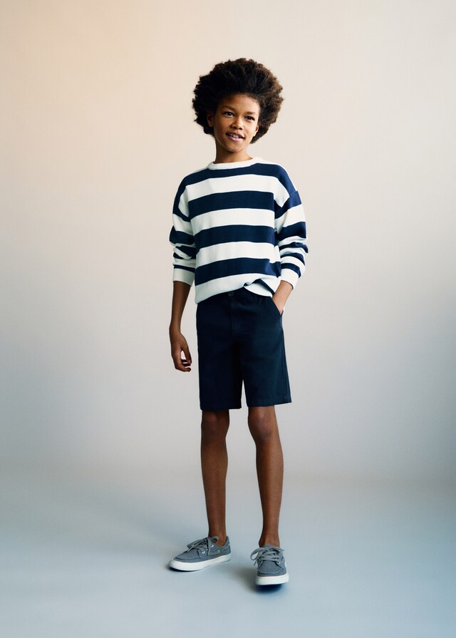 Mango Chino-Bermudashorts aus Leinen