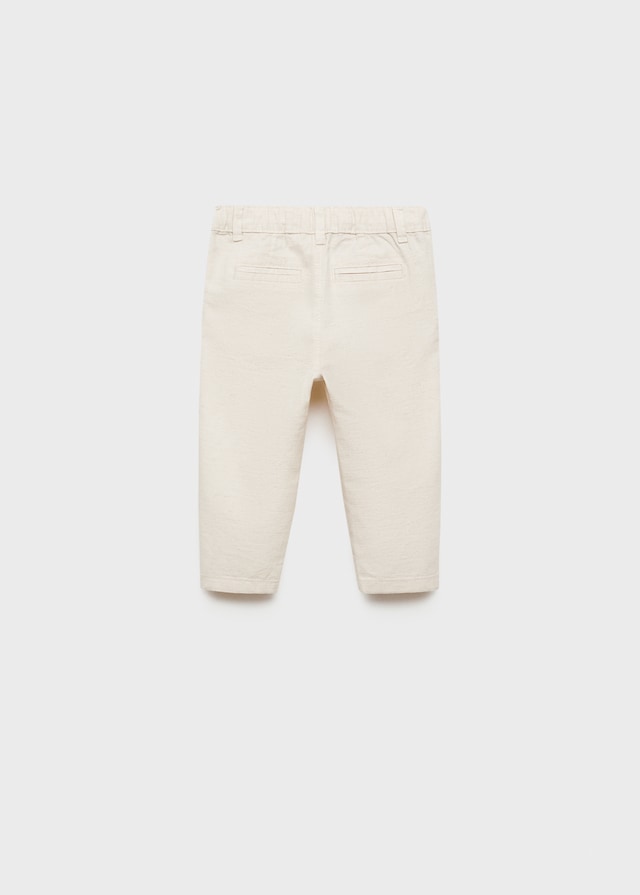 Mango Chinohose Mit Kontrastbund