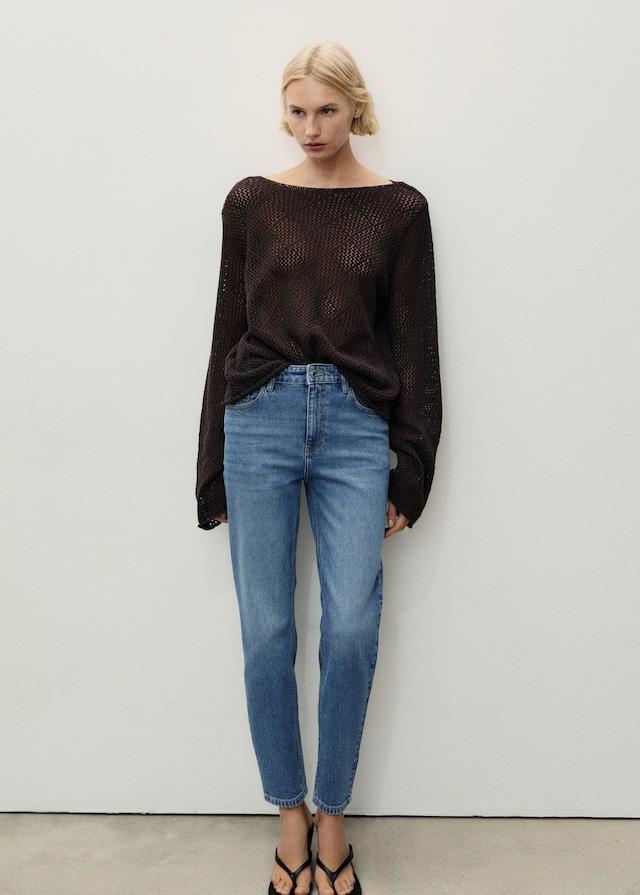 Mango Comfort-Jeans Mit Hohem Bund Newmom