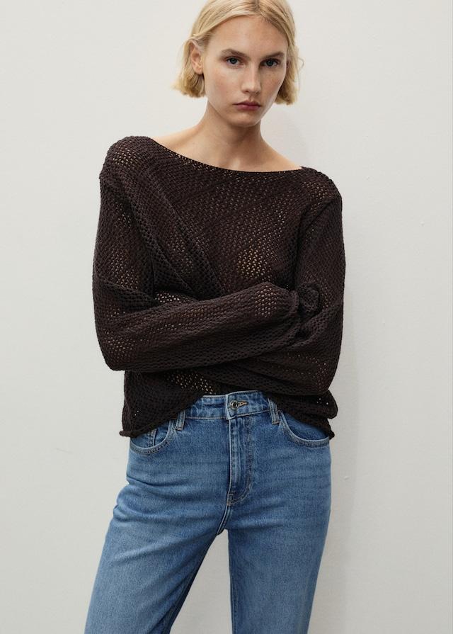 Mango Comfort-Jeans Mit Hohem Bund Newmom