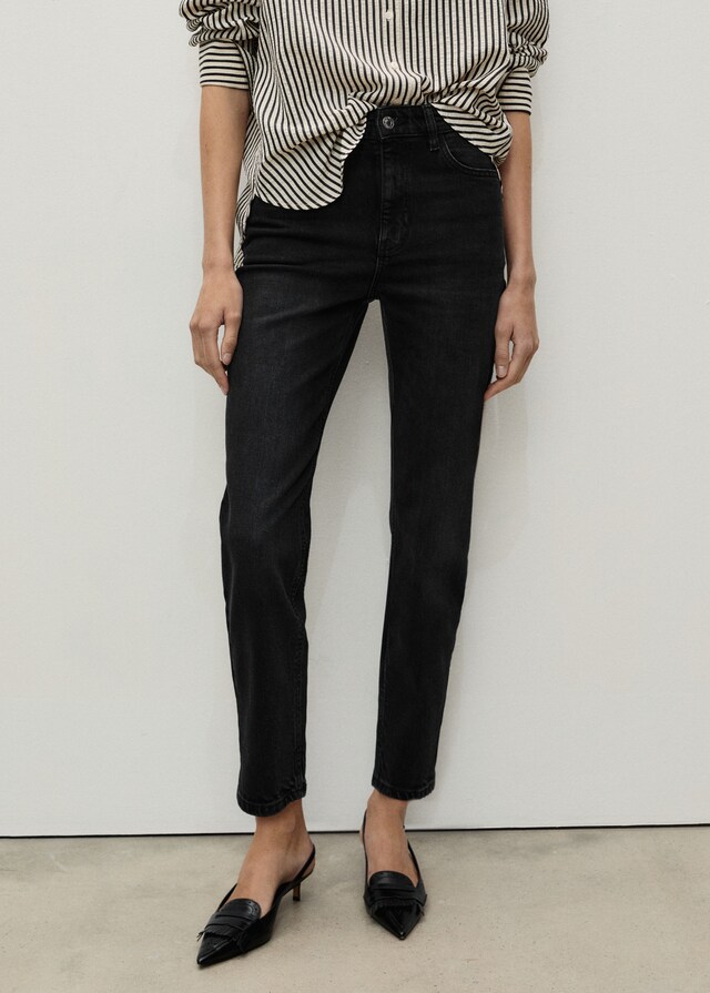 Mango Comfort-Jeans mit hohem Bund Newmom