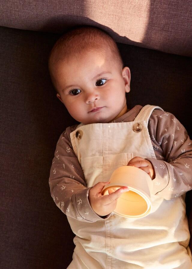 Mango Cord-Latzhose mit Tasche