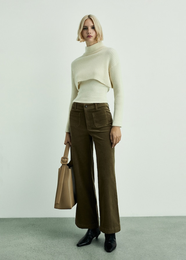 Mango Culotte-Cordhose Catherin