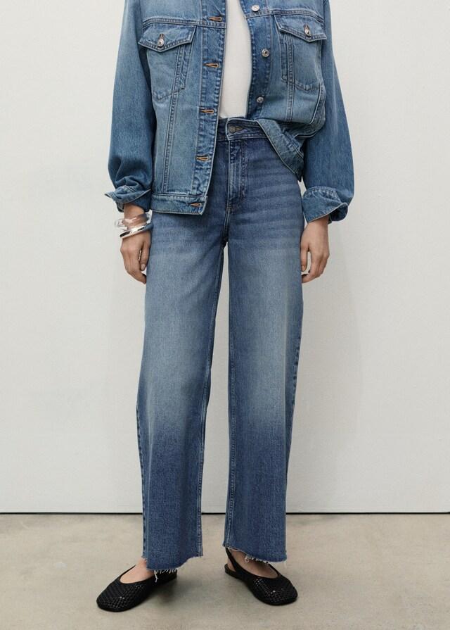 Mango Culotte-Jeans mit hohem Bund Catherin