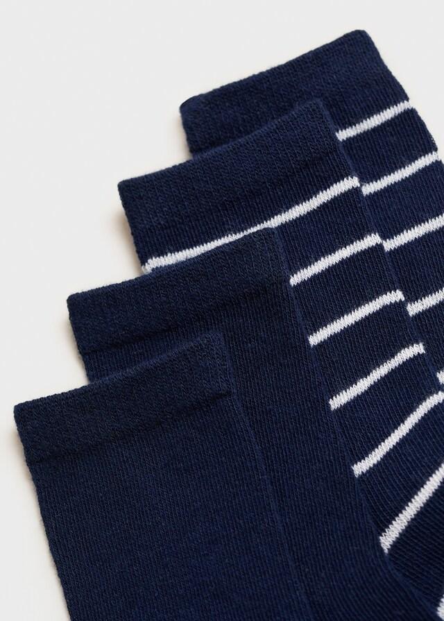 Mango Doppelpack gemusterte Socken