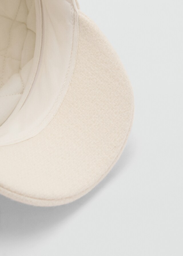 Mango Einfarbige Schiebermütze