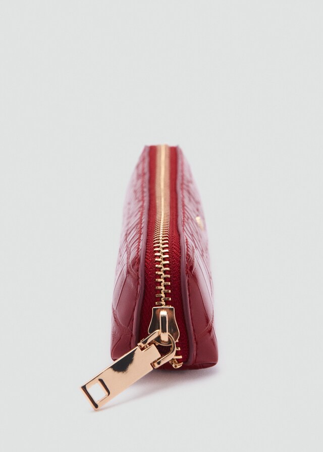 Mango Etui Mit Krokoprägung Und Feinem Design