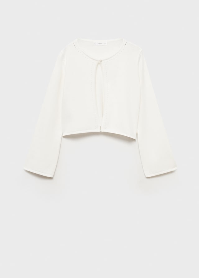 Mango Feinstrick-Cardigan Aus Baumwolle