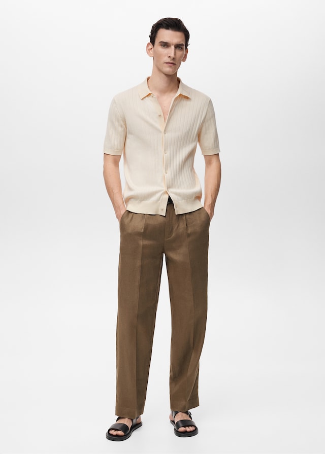 Mango Feinstrick-Ripphemd