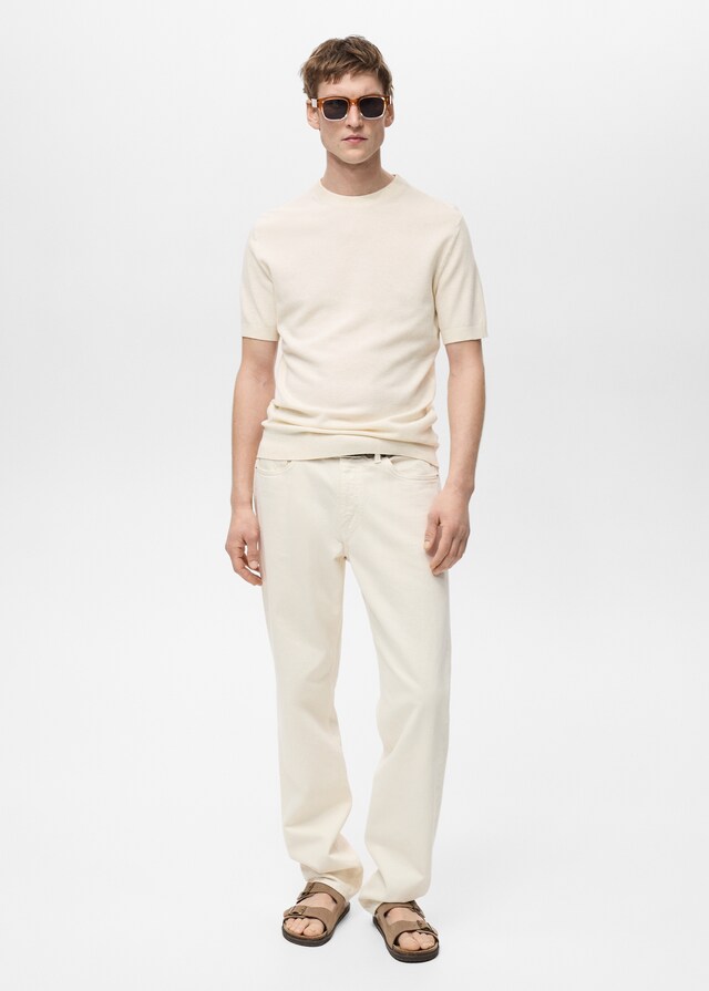 Mango Feinstrickshirt Aus Baumwolle