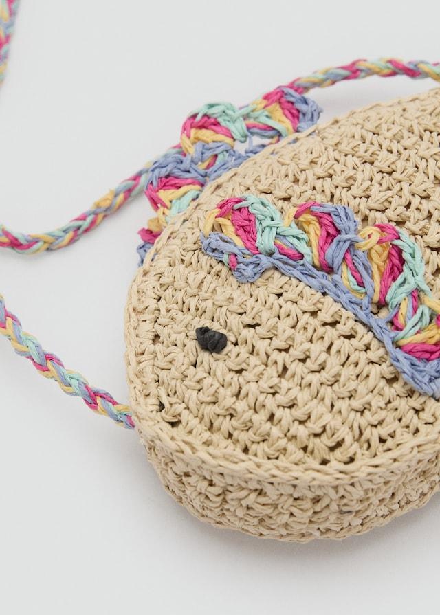 Mango Fisch-Korbtasche