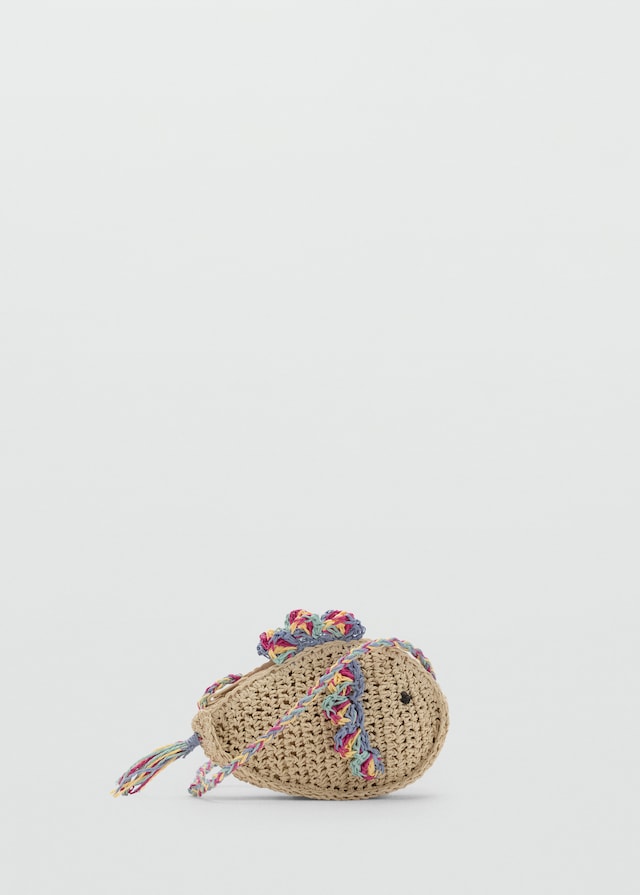 Mango Fisch-Korbtasche