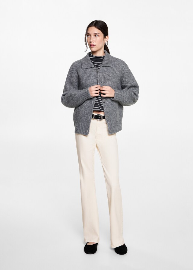 Mango Flared Jeans Mit Taschen