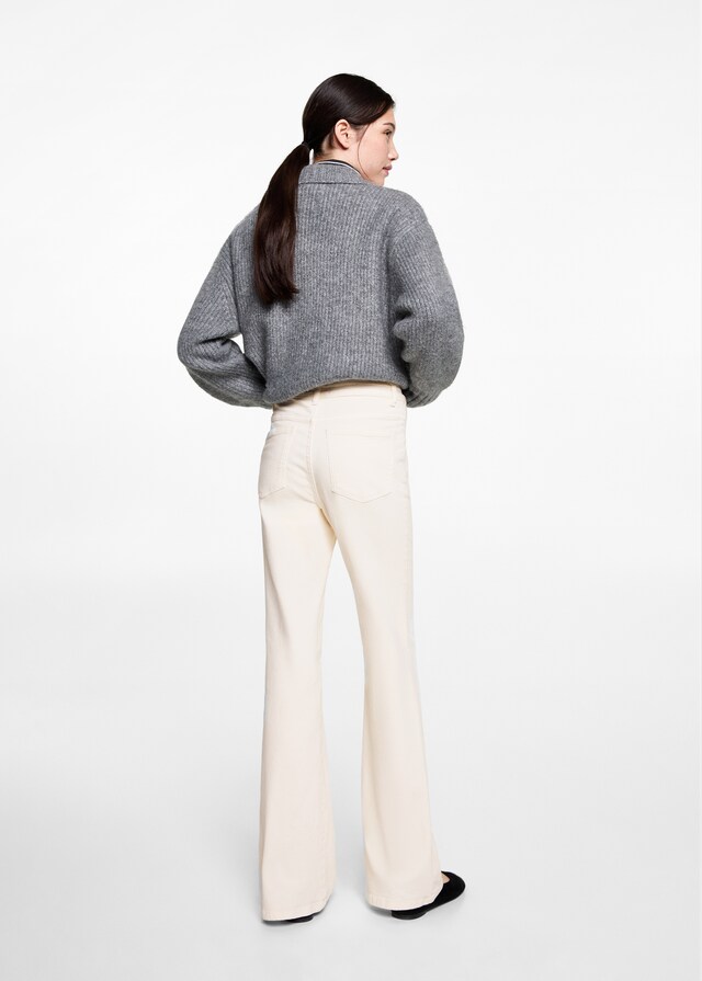 Mango Flared Jeans Mit Taschen