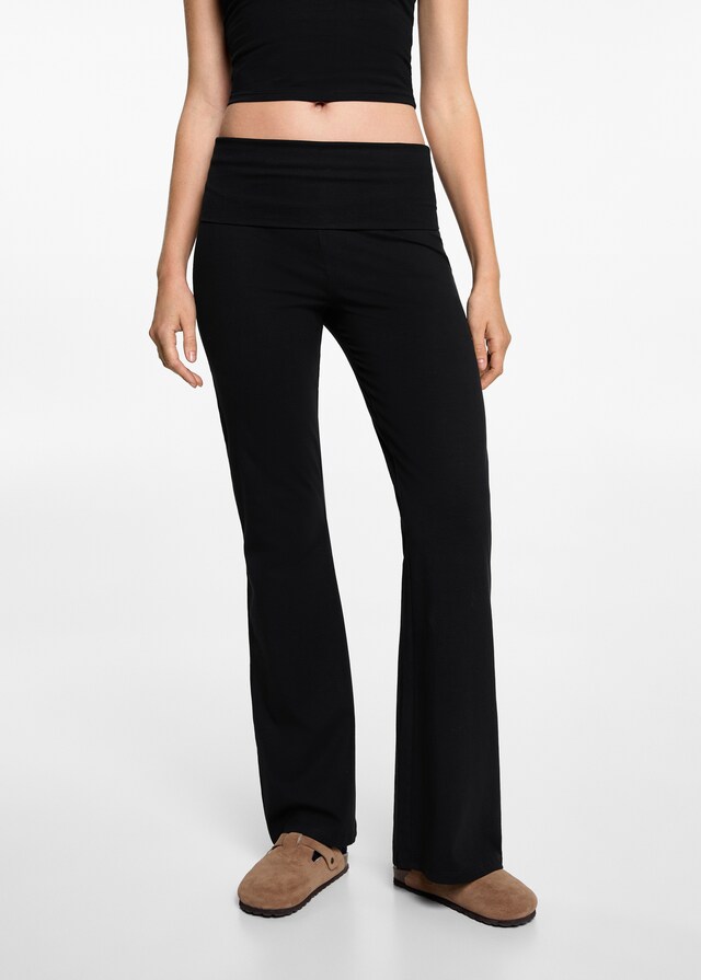 Mango Flared Leggings