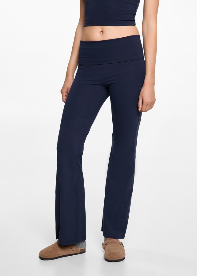 Mango Flared Leggings