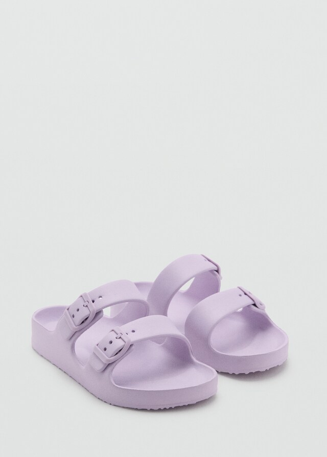 Mango Flip-Flops mit Schnallen