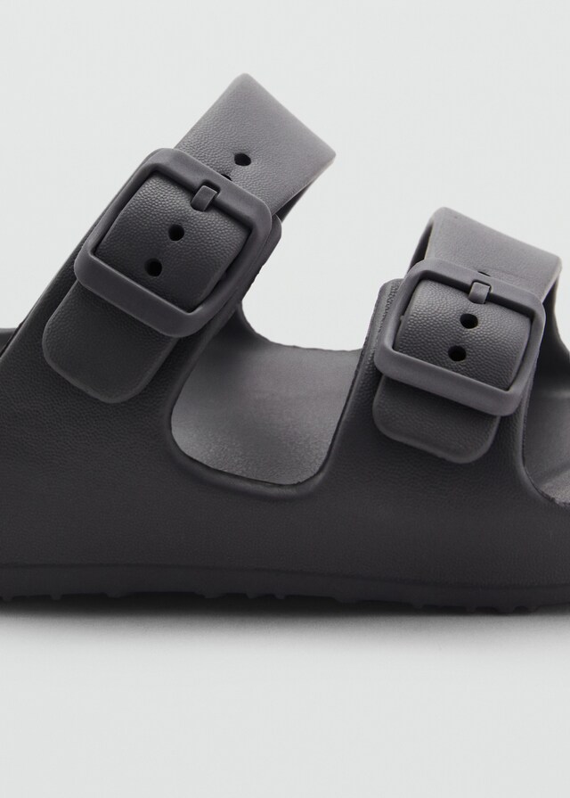 Mango Flip-Flops Mit Schnallen